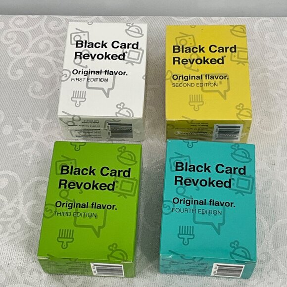 Black Card Revoked Original Flavor Game Bundle - First Second Third & Fourth Edi - Picture 2 of 3
